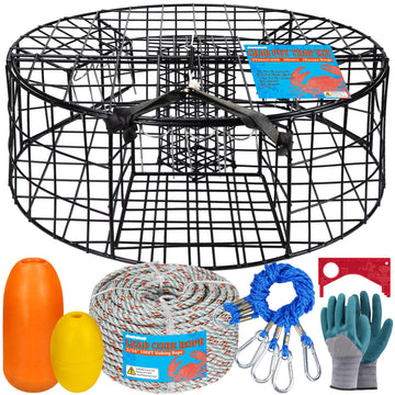 QualyQualy crab trap kit with Pacific 3 tunnels boosts Dungeness crabbing efficiency