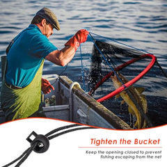 Multi-functional use as live well, bait net, and chum bag