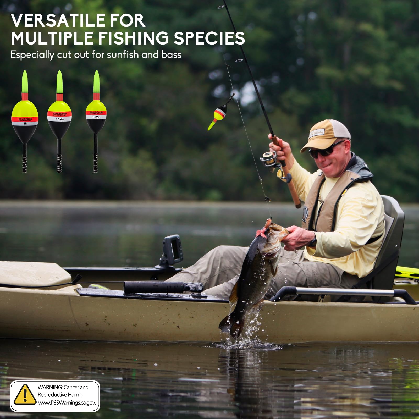 Glow-in-the-dark night fishing with QualyQualy bobber