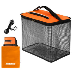 QualyQualy Floating Fish Basket in bright orange