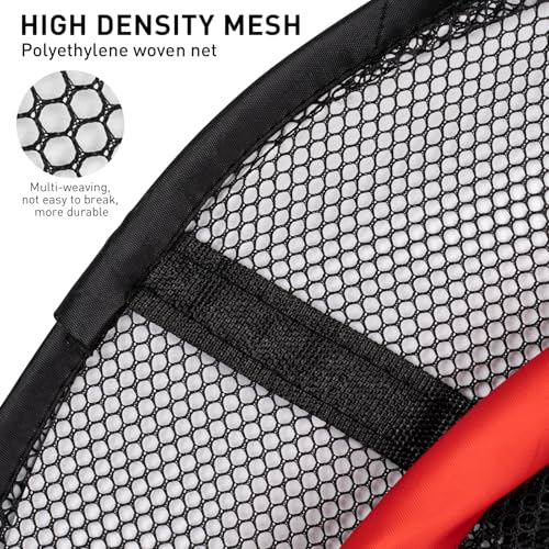 Open foldable design with elastic steel rings for compact storage