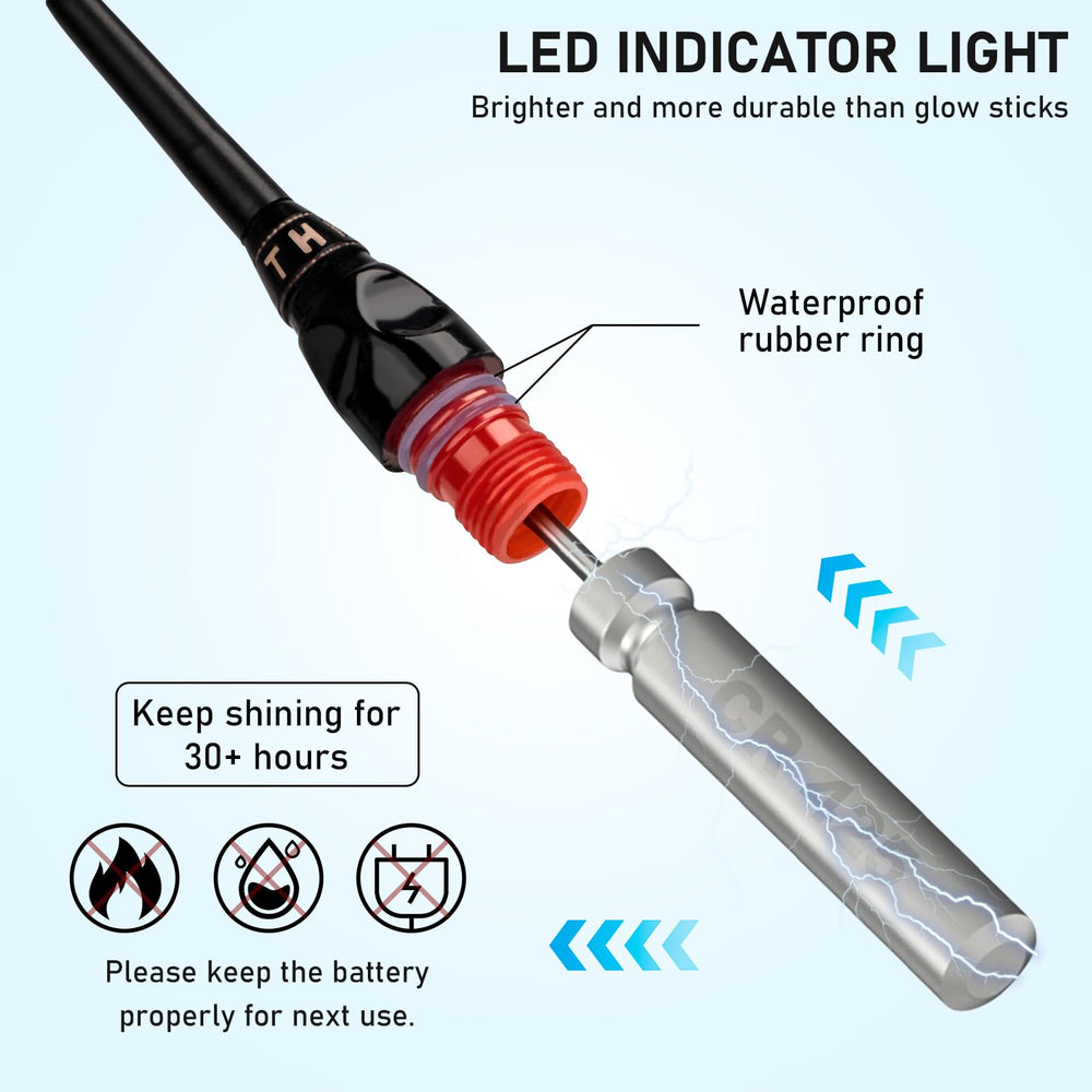 CR425 battery and dimensions for the bobbers