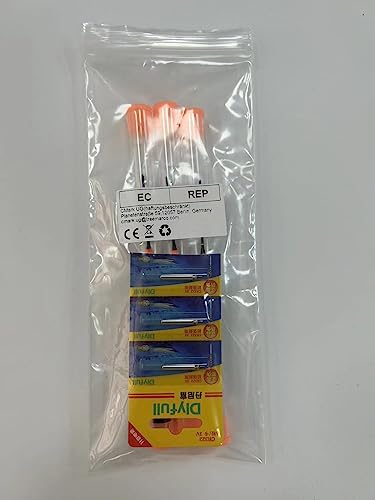 Three bobbers per pack with batteries included