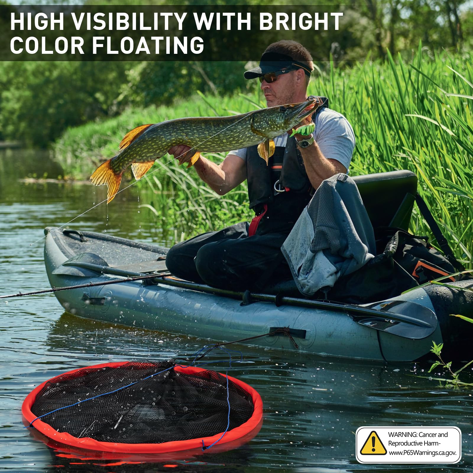 QualyQualy live-bait-minnow-bucket captures where to place bait to maintain moisture.