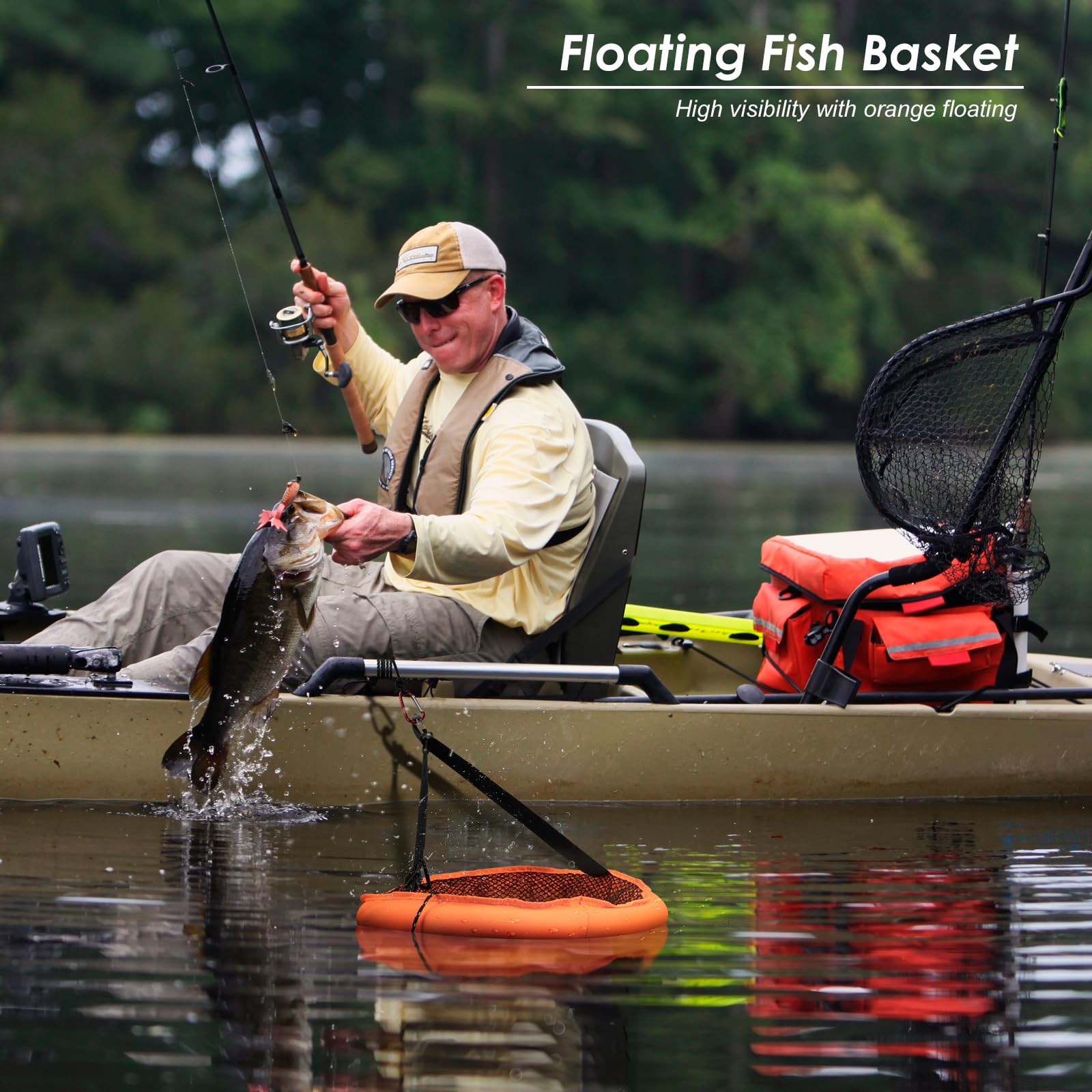 QualyQualy live well foldable basket offers easy transport and compact storage.
