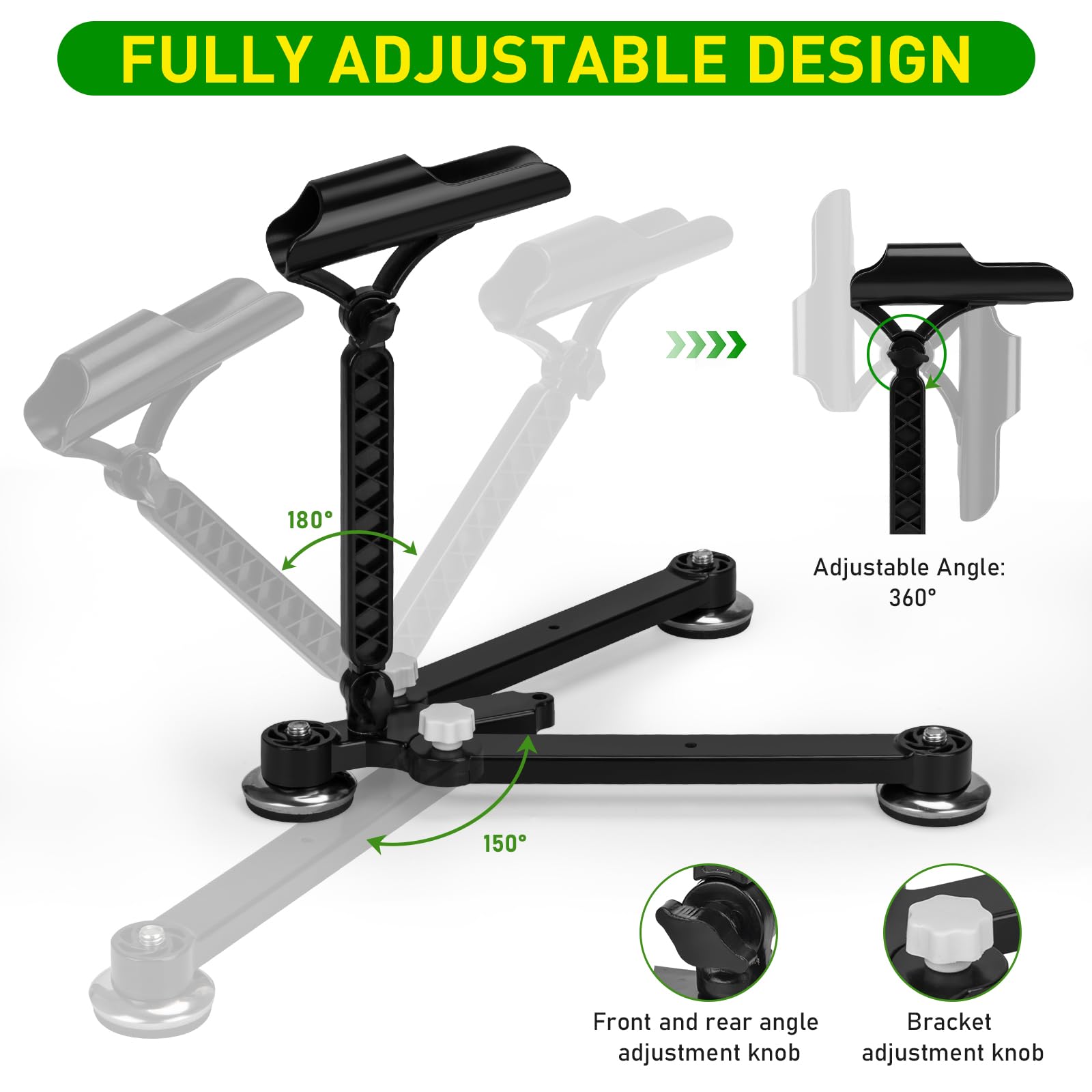QualyQualy rod holder folded compact for easy transport
