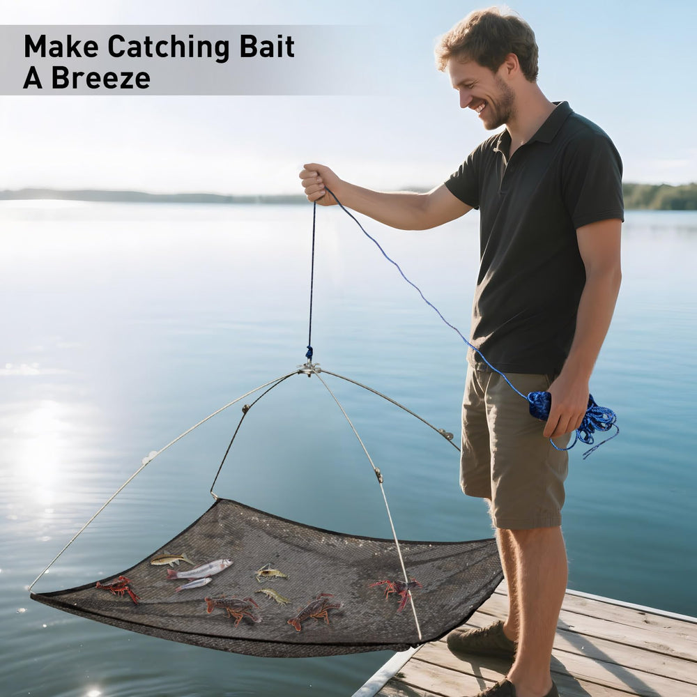 Rubber-coated hexagonal mesh minnow net by QualyQualy