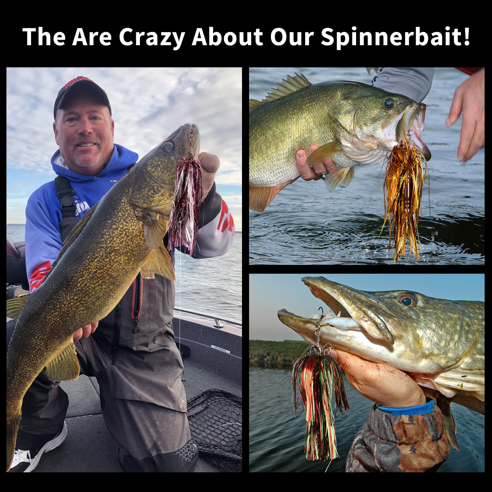 QualyQualy spinner bait 45g weight closeup highlights wind-throw capability.