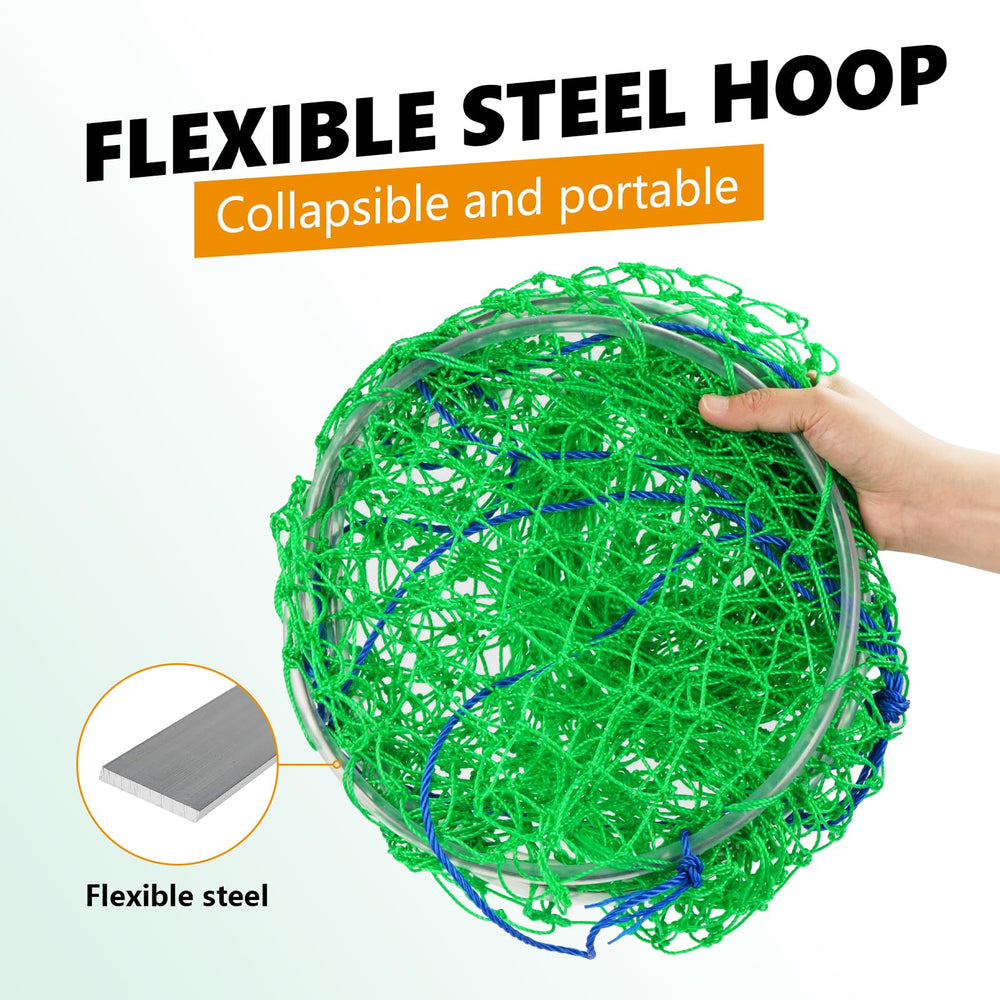 Water-resistant pier fishing net
