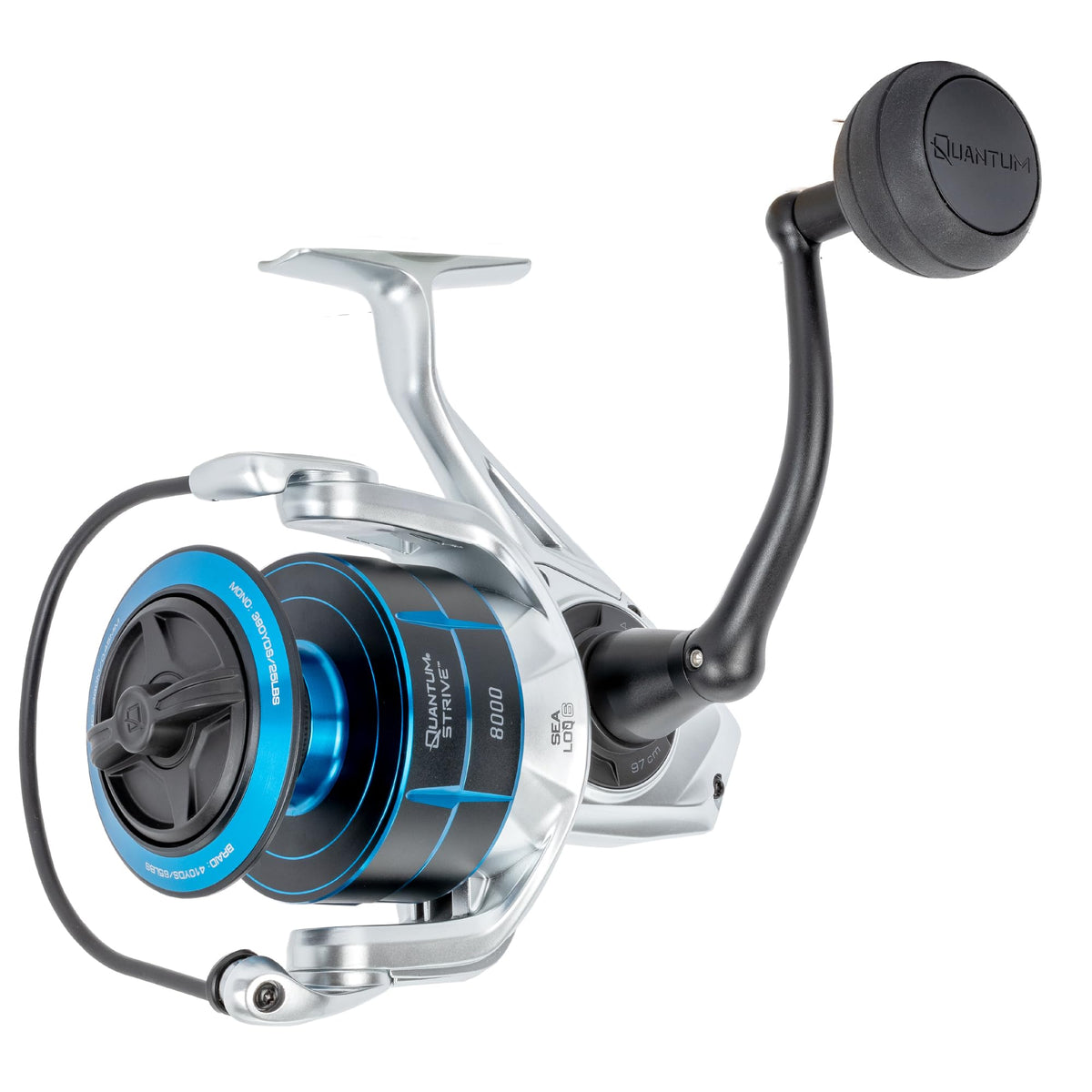 Quantum Strive 8000 spinning reel front view