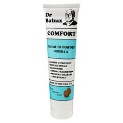 Quantuminds Dr Balzax Comfort anti-chafing cream bottle delivers quick-dry protection for sensitive areas.