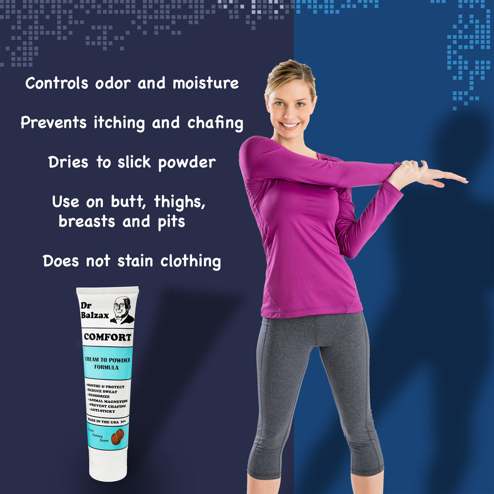 Quantuminds Balzax Comfort features a mild autumn spice scent for pleasant wear.