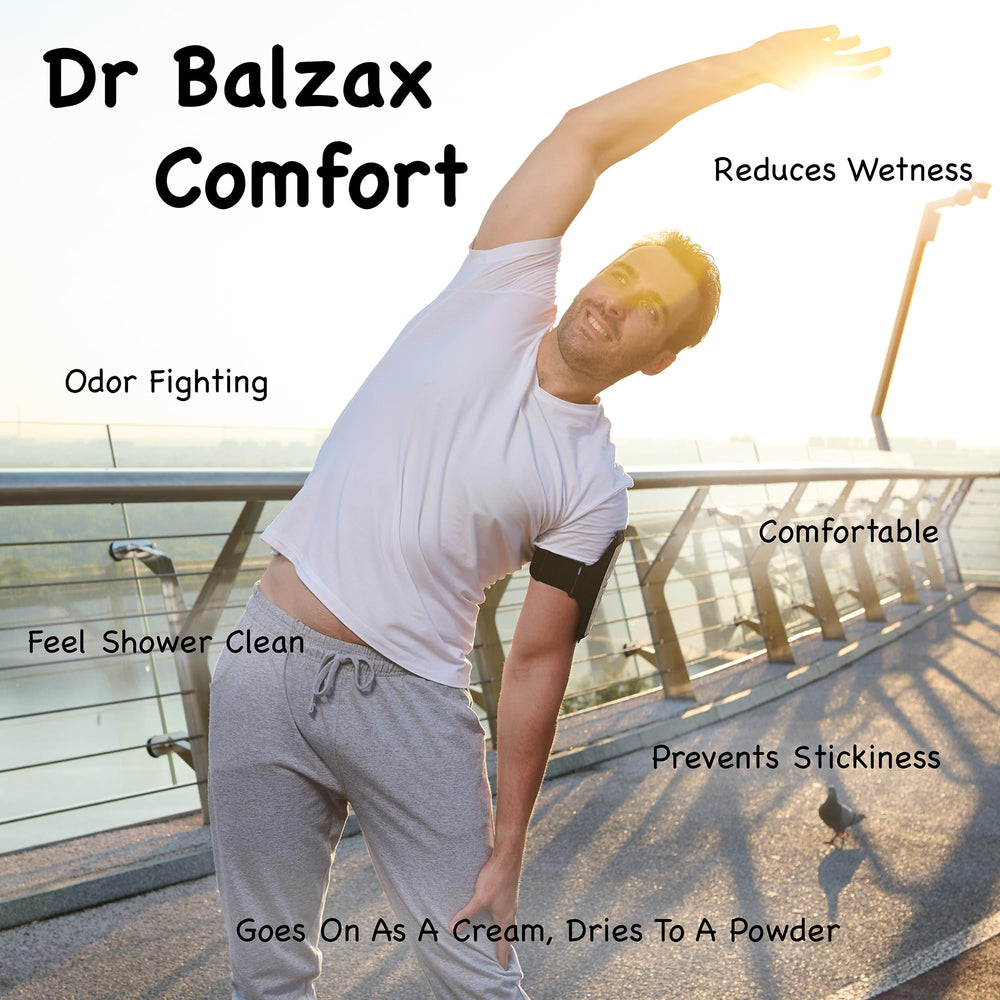 Quantuminds Balzax Comfort is talc-free and aluminum-free for everyday wear.