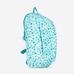 Quechua NH Arpenaz 50 10L blue pattern detail shows outdoorsy motif