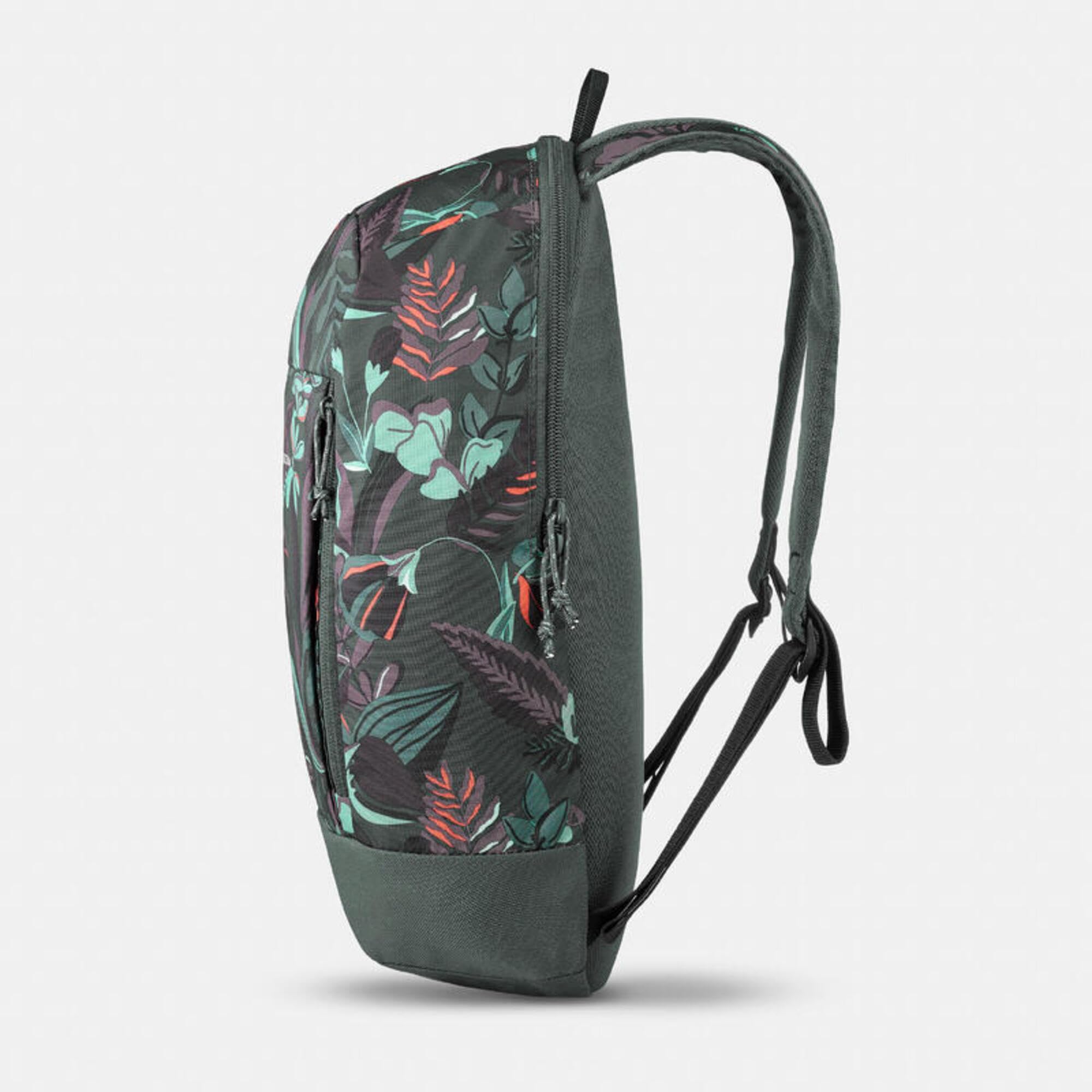 Quechua NH100 organizational features, inner valuables pocket visible