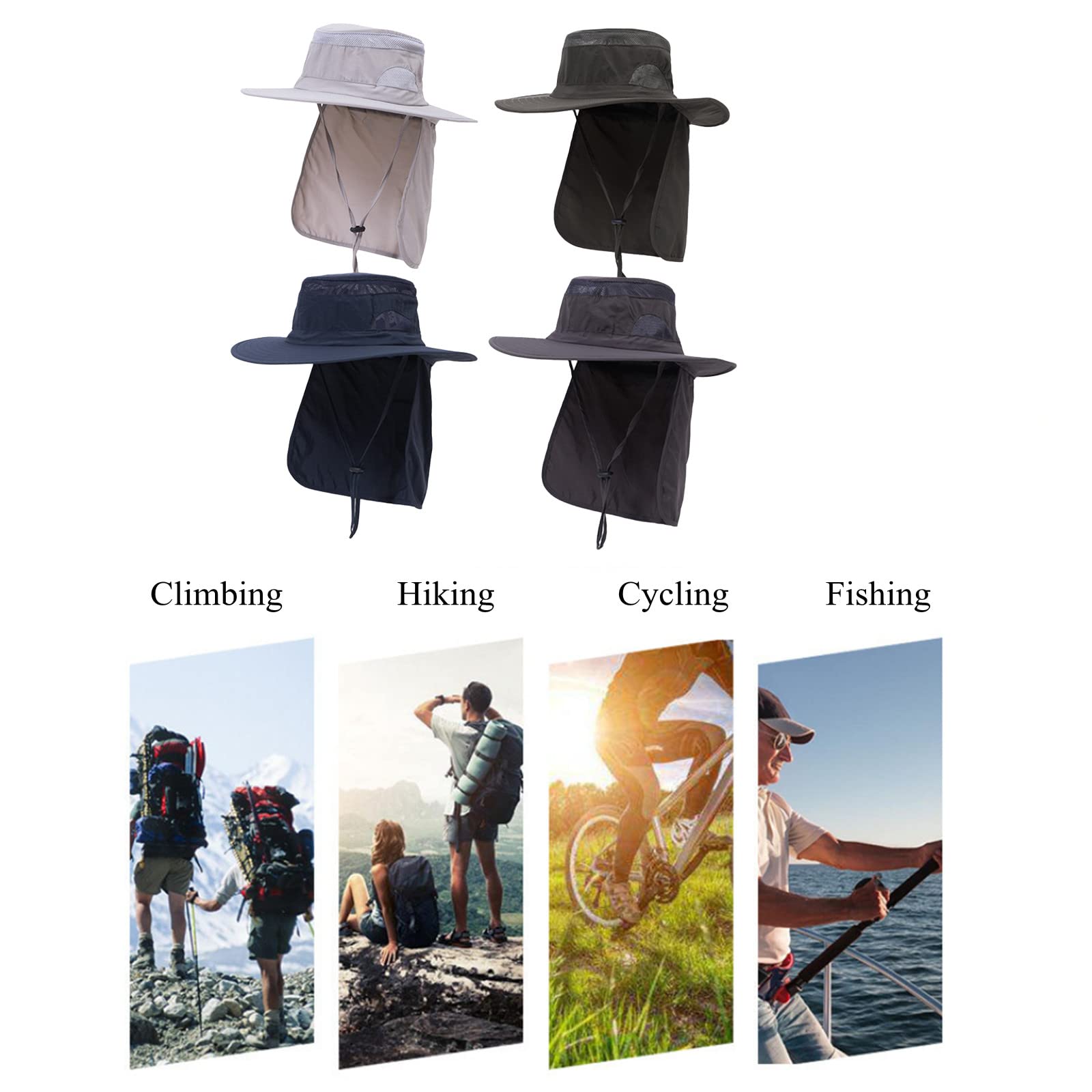 Lightweight foldable bucket hat ideal for fishing and hiking