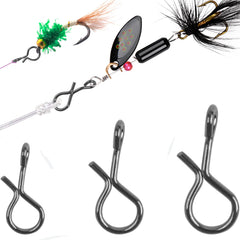 150pcs stainless steel fly fishing snaps in package