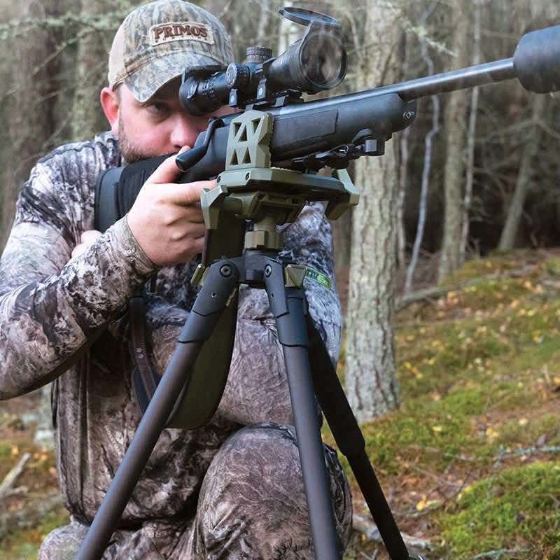 Compact and portable hunting equipment ready for transport