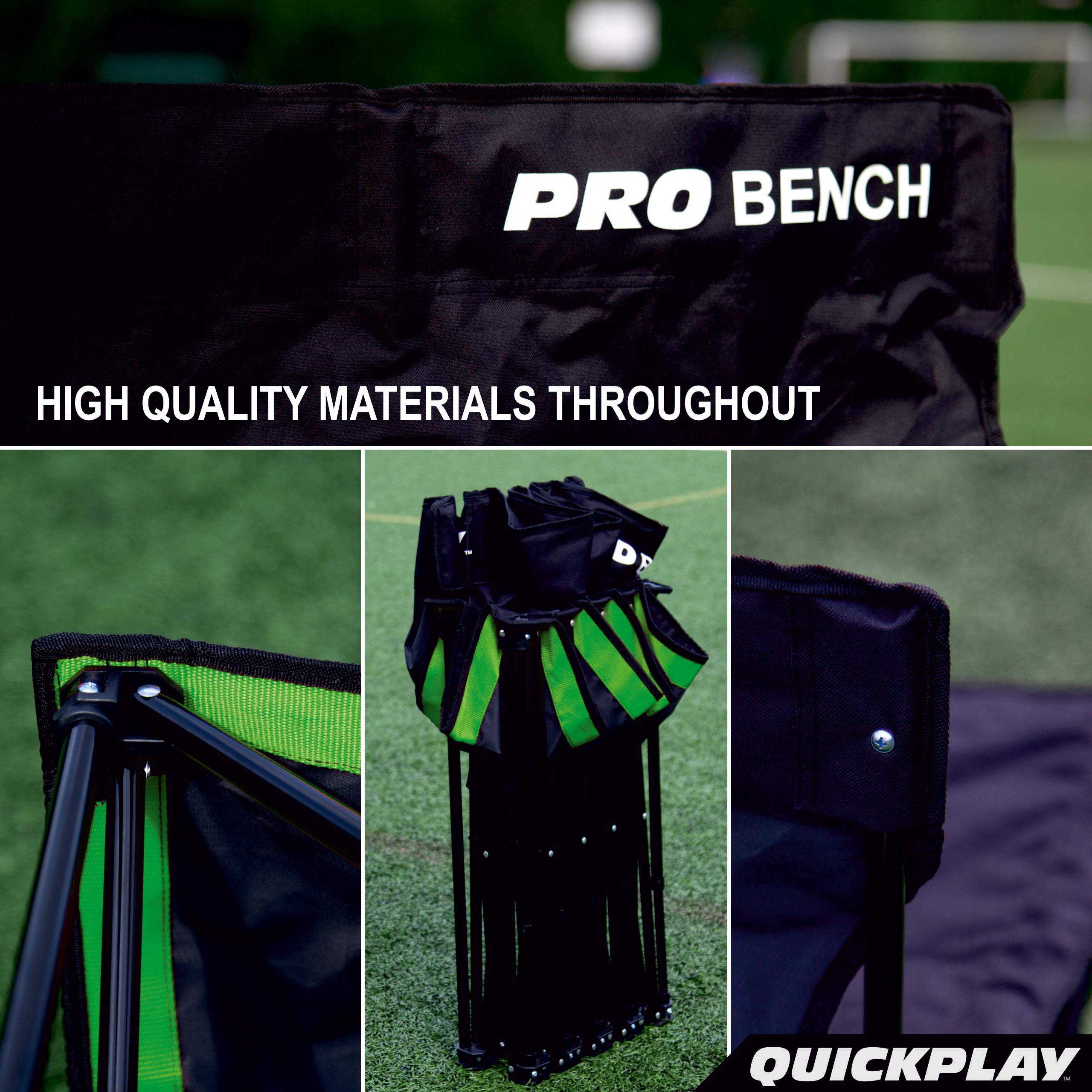 QUICKPLAY PRO vertical support poles ensure sturdy stability