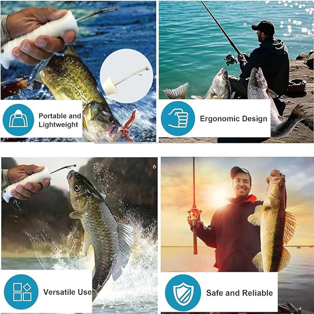 Safe hook removal action demonstrated