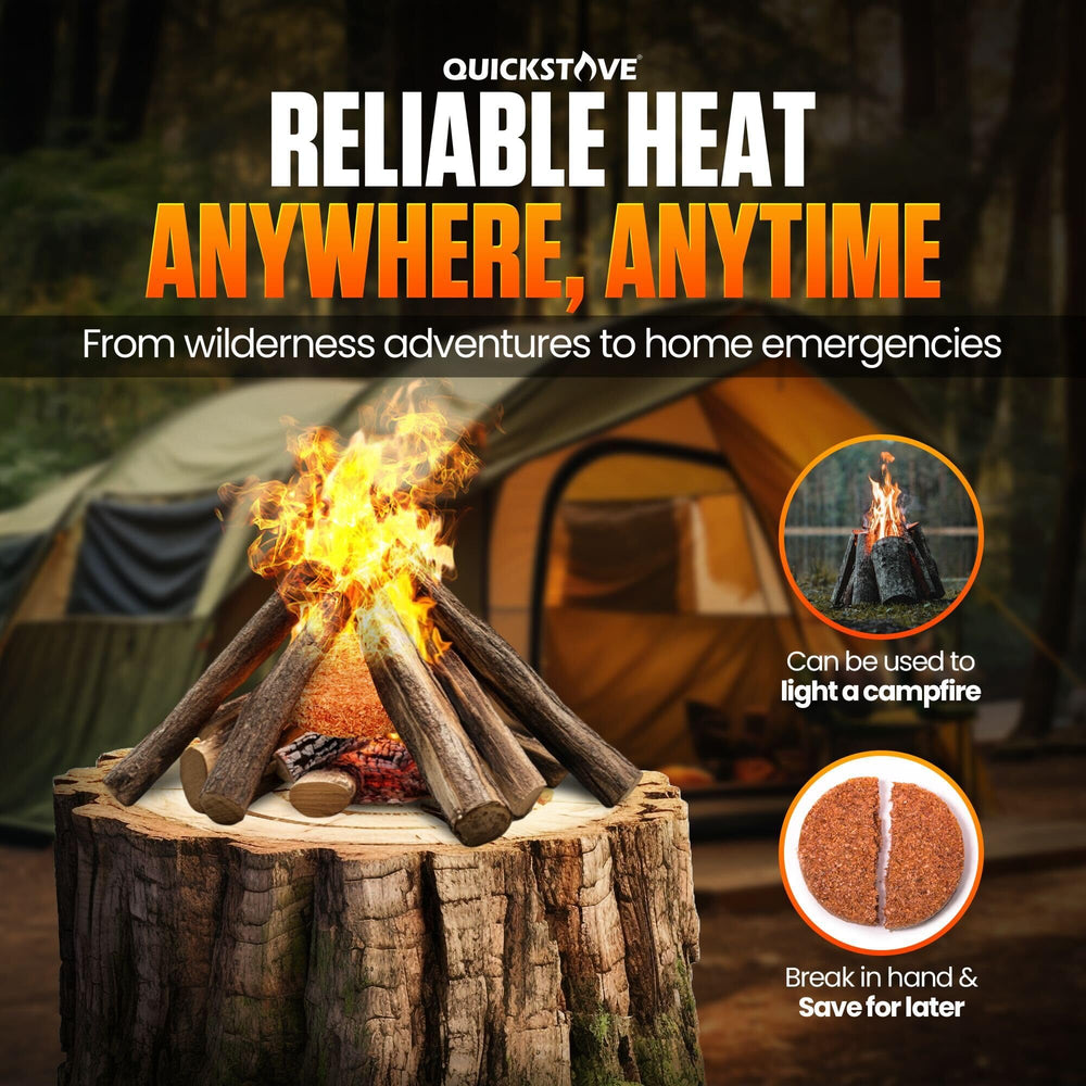 QuickStove safe non-toxic disk made in the USA for safe use indoors or outdoors