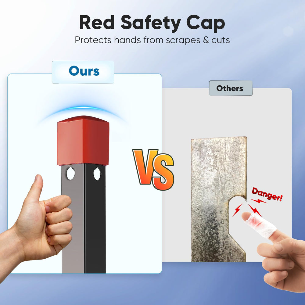 Quictent stake with anti-corrosion black coating for long outdoor use.