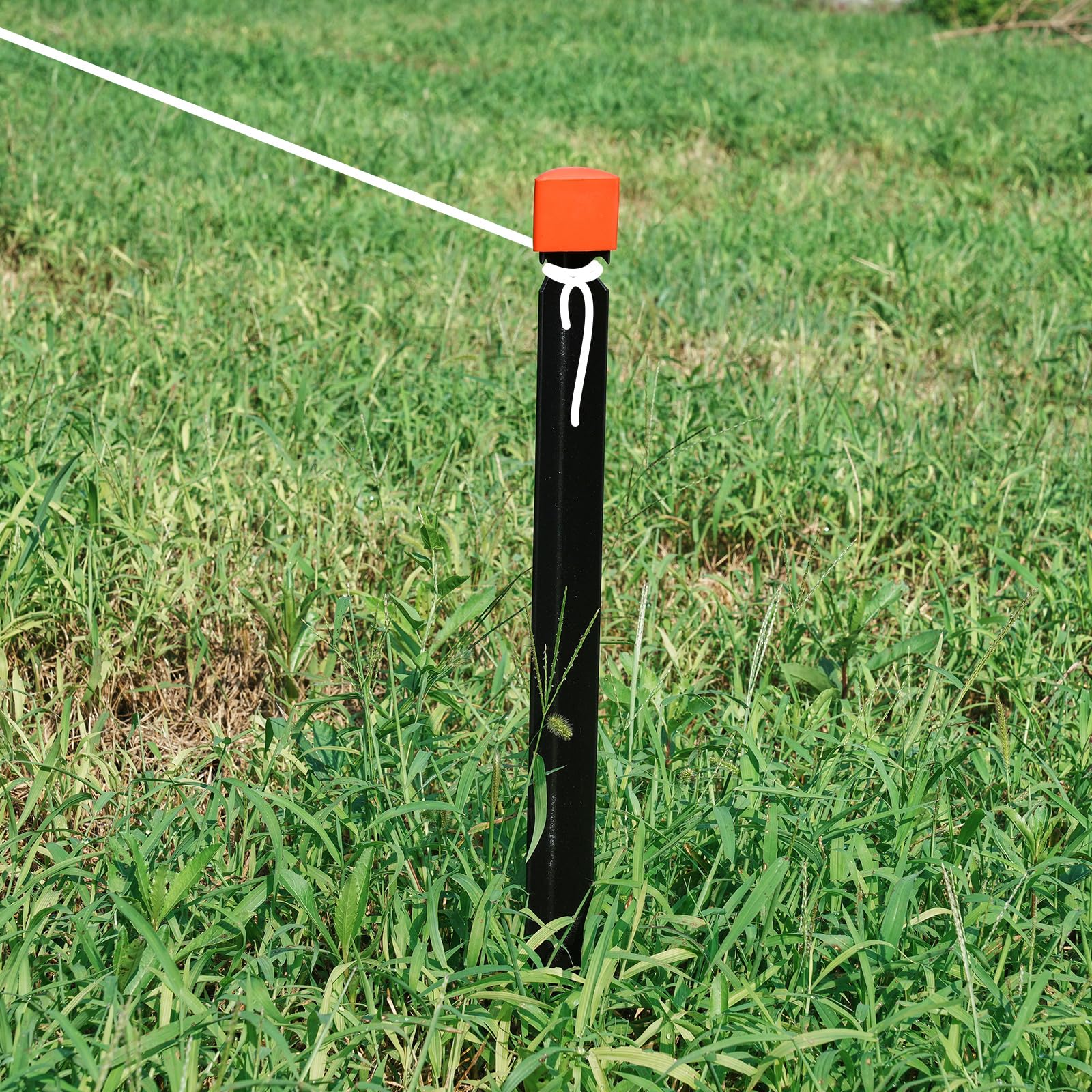 Quictent stake standing firm in sand or gravel.