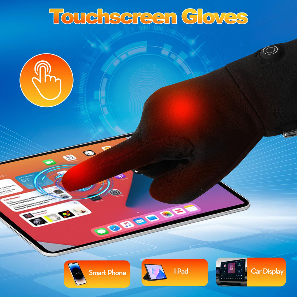 Quidnunc heated gloves seamless design supports all-day comfort.