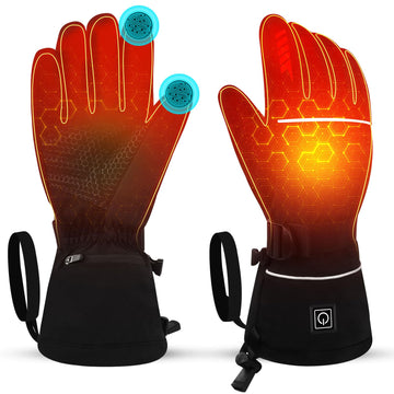 Quidnunc heated gloves full-hand heat keeps fingers warm during cold commutes.