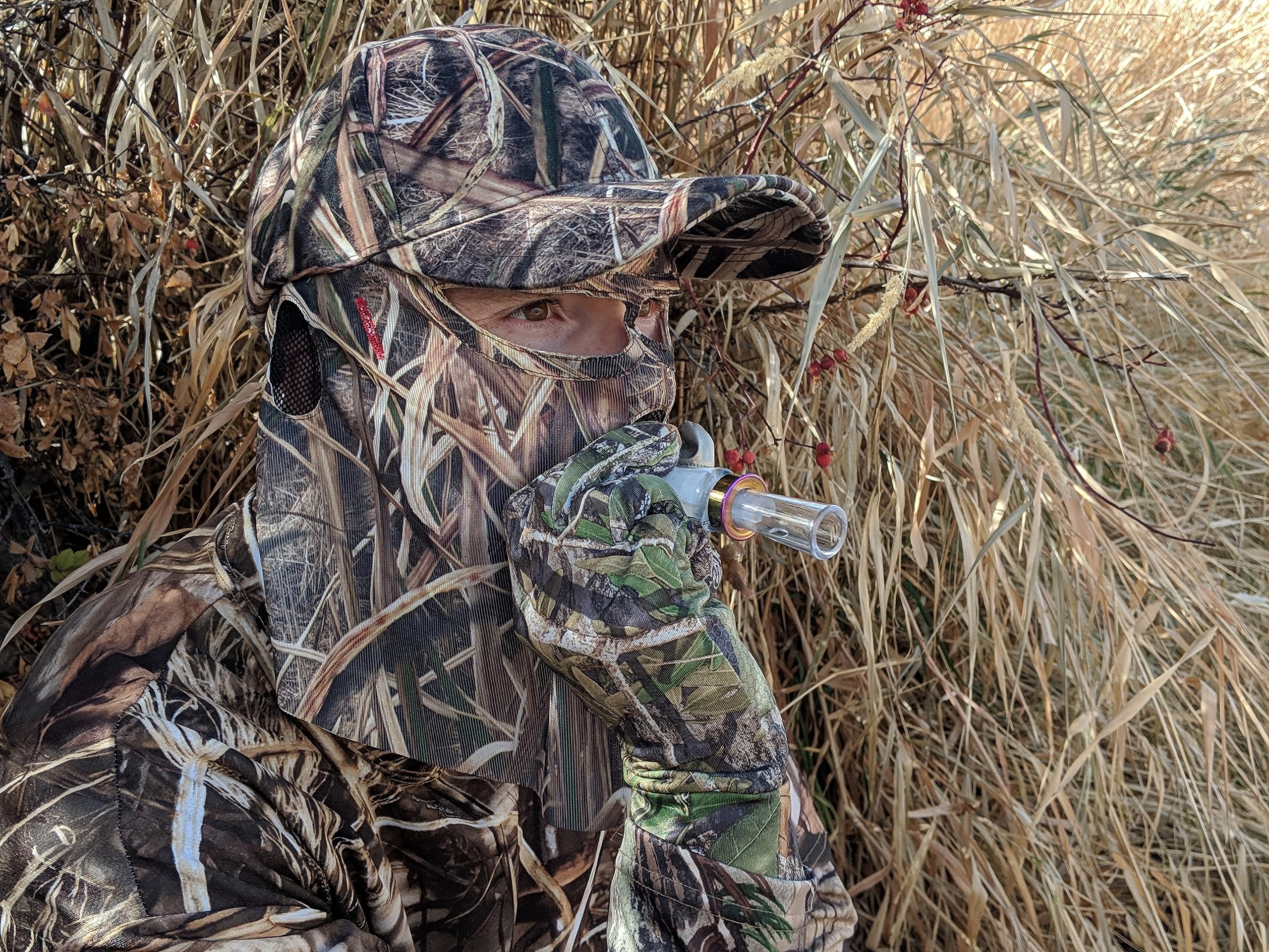QuikCamo ear mesh keeps hearing clear while remaining camouflaged