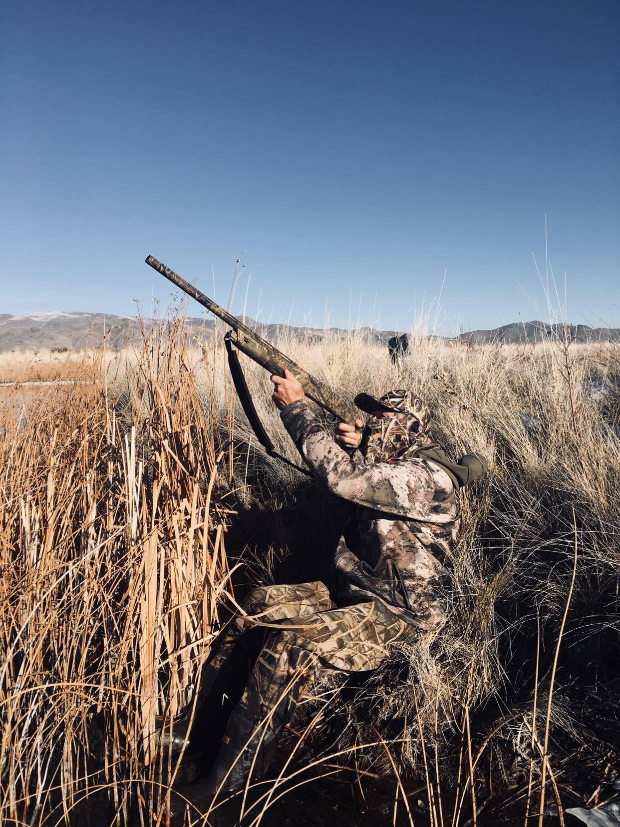 QuikCamo eyewear-compatible design fits glasses or sunglasses on hunts