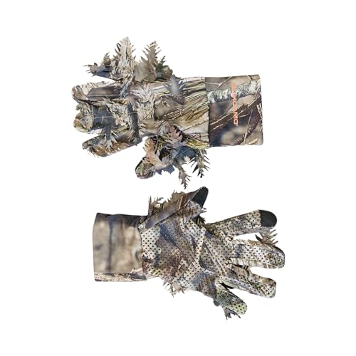 QuikCamo gloves touchscreen-tip feature enables quick device use in-field.