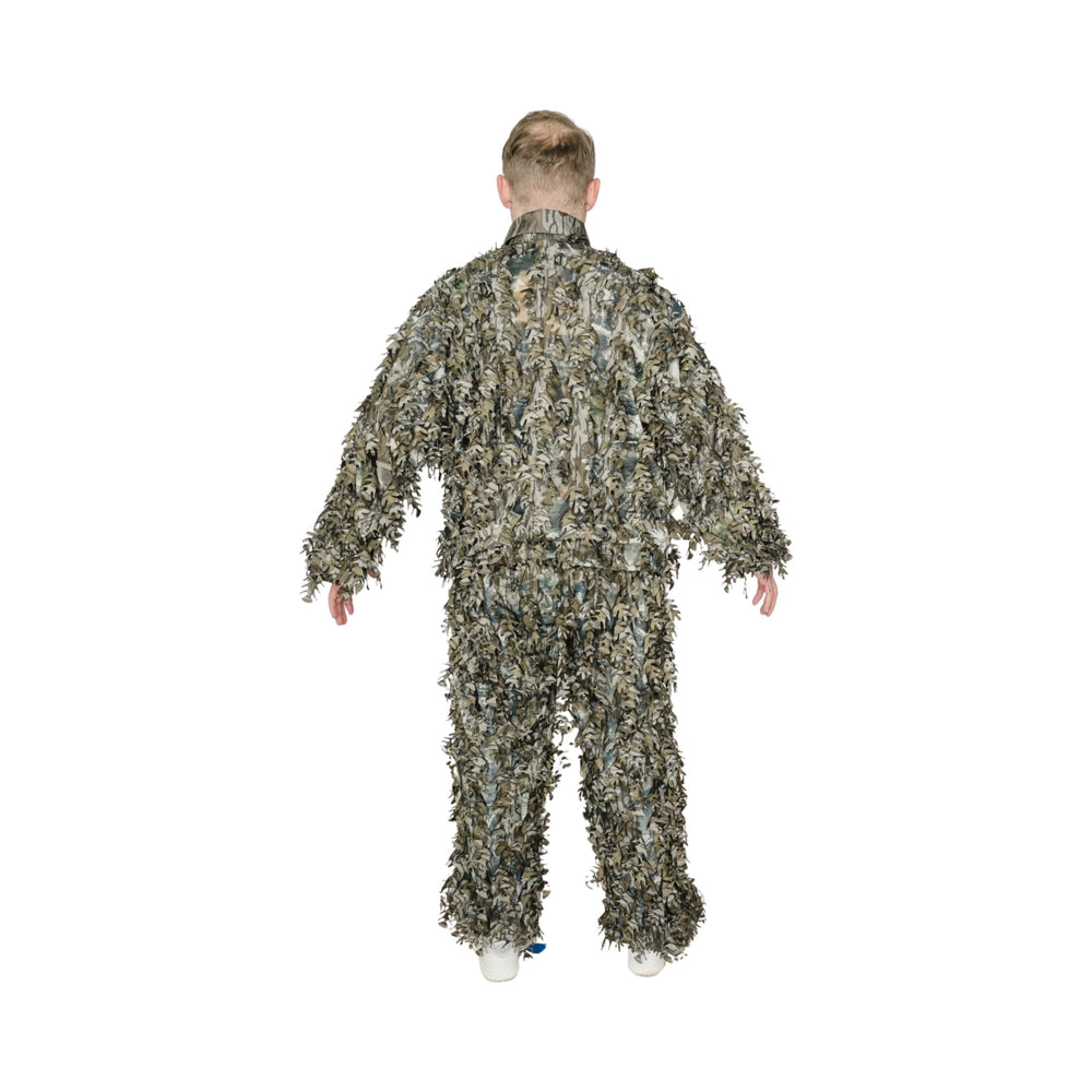 QuikCamo Leafy Suit quiet snaps showcase silent fastening ideal for stealthy hunts.