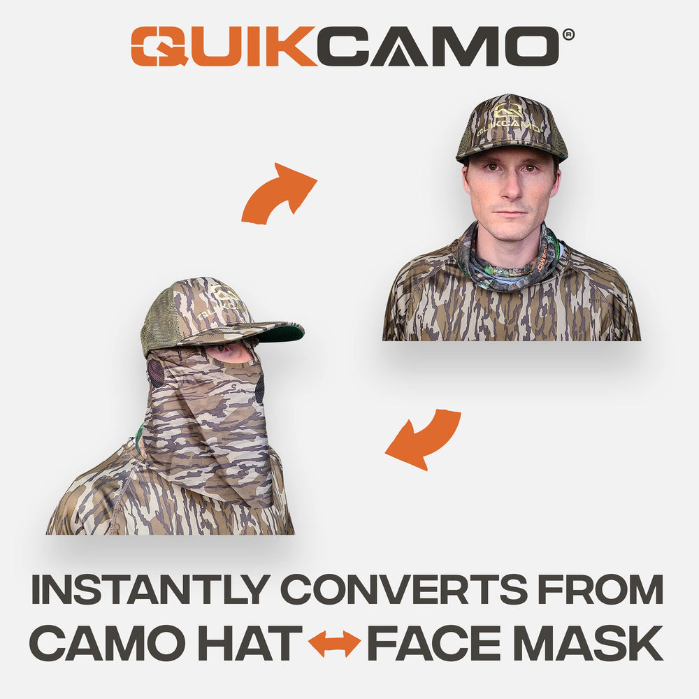 QuikCamo hat suitable for paintball and airsoft stealth scenarios