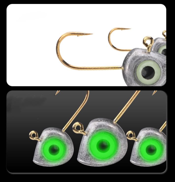 Quintathletic 3D eye design enhances lure realism and visibility