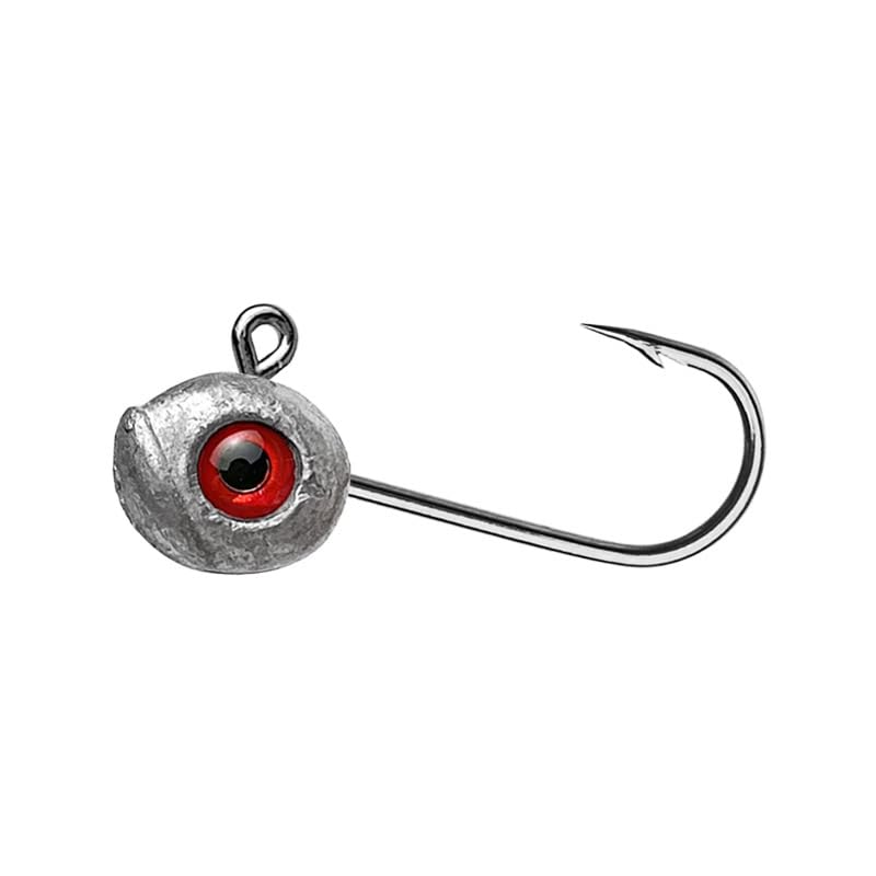 Quintathletic jig head features a sharp, durable hook for secure hook-sets