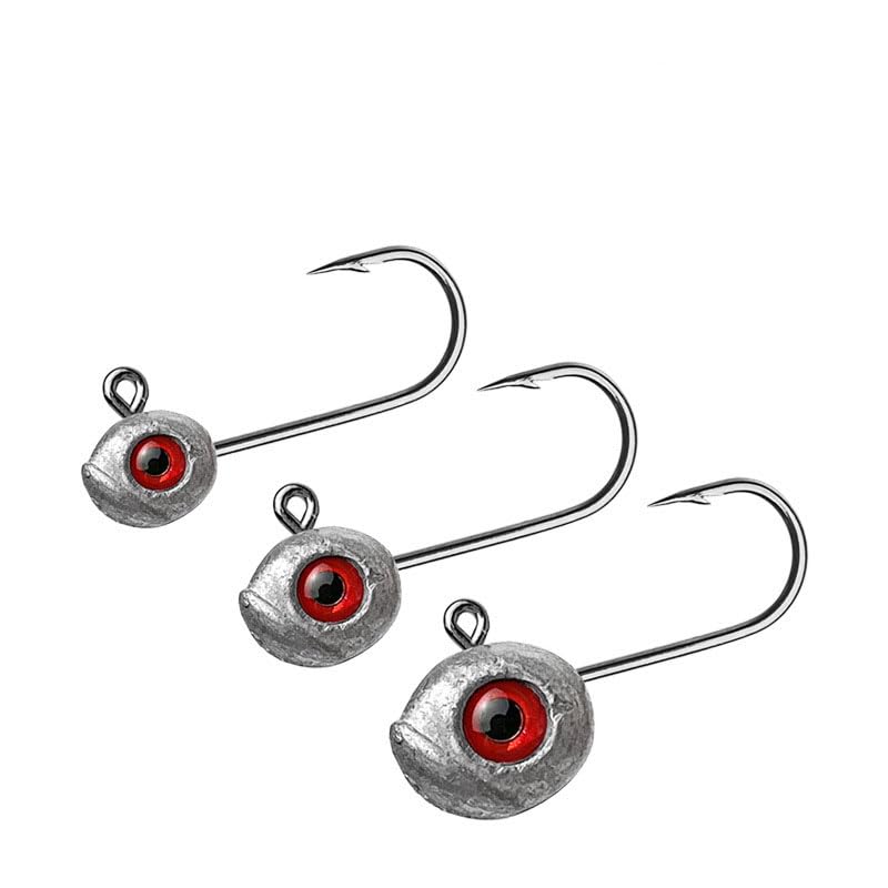 Quintathletic jig heads pair with soft plastics and mini cranks for ajing