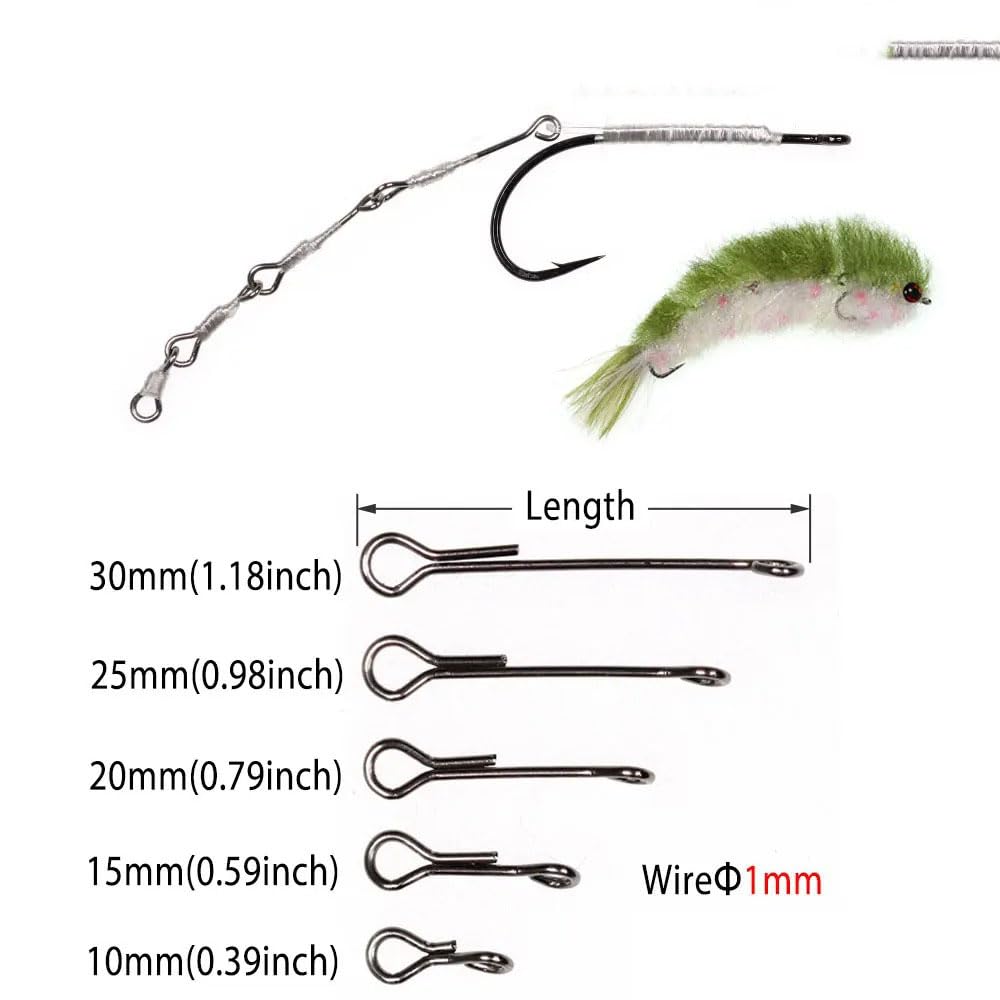 Quintathletic 20mm shank provides flexible bend for mid-sized game patterns.