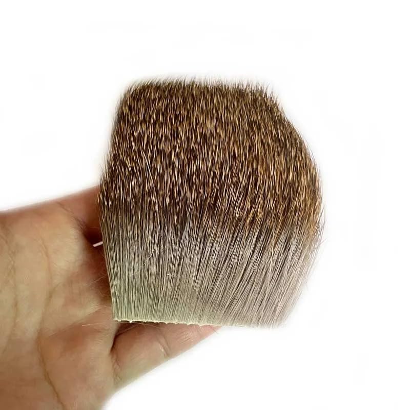 Quintathletic deer hair dry fly close-up showing buoyant fibers for dry flies.