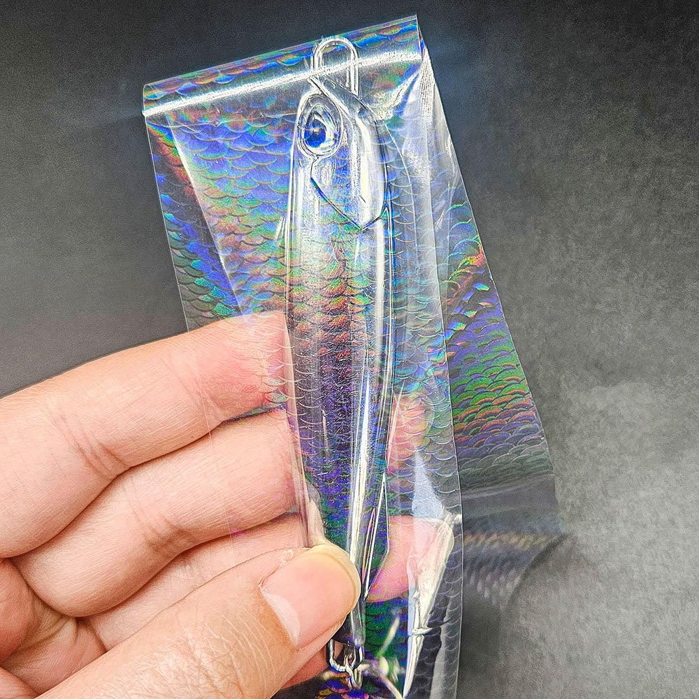 Quintathletic holographic foil offers a durable, shimmering finish.