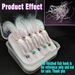 Quintathletic Ice Pearl finish adds iridescent shine for catching fish