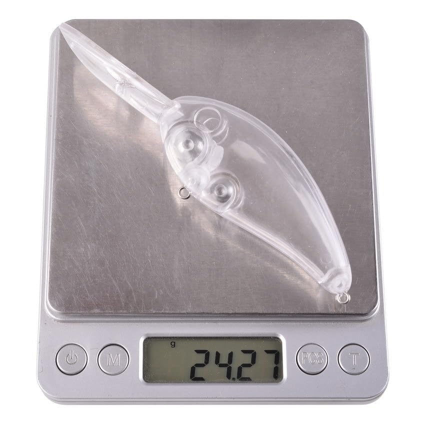 Quintathletic transparent body for DIY lure painting and personalization.
