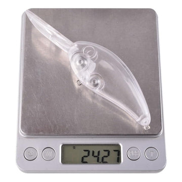 Quintathletic transparent body for DIY lure painting and personalization.