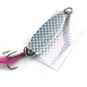 Quintathletic rainbow flash film enhances lure appearance for fly tying and jig making.