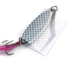 Quintathletic rainbow flash film enhances lure appearance for fly tying and jig making.