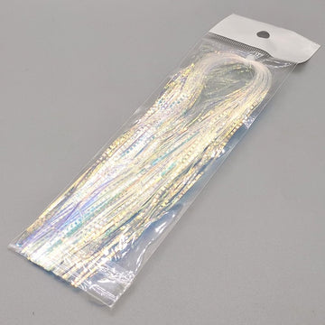 Quintathletic flashabou strands deliver lifelike shimmer for lures.