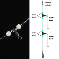 Quintathletic saltwater rolling swivel supports complex rig configurations.