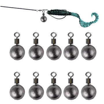 Quintathletic 1/4 oz sinker supports reliable bottom or drift fishing.