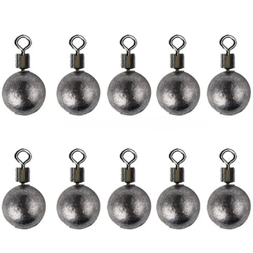 Quintathletic 1/8 oz sinker with eye ring for quick rigging and depth control.