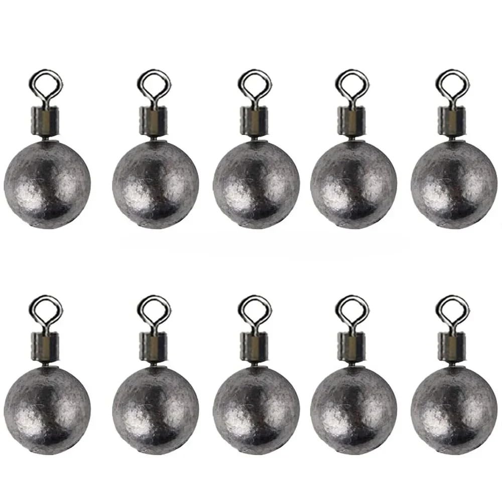 Quintathletic 1/8 oz sinker with eye ring for quick rigging and depth control.